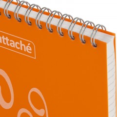 Блокнот А6,пласт обл,80л, ATTACHE FANTASY,оранж Блокнот А6,пласт обл,80л, ATTACHE FANTASY,оранж - фото 5