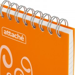Блокнот А7,пласт обл,80л, ATTACHE FANTASY,оранж Блокнот А7,пласт обл,80л, ATTACHE FANTASY,оранж - фото 5