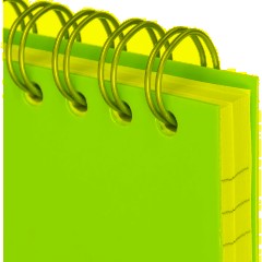 Блокнот А7,пласт обл,80л, ATTACHE FANTASY,голуб - фото 3