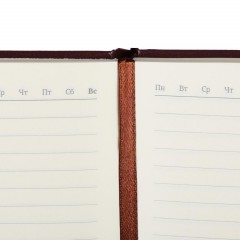 Ежедневник недатированный корич, MEGAPOLIS А5, 142х214мм,320стр.3-281/03 - фото 4