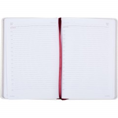 Ежедневник недатированный белый,А5,145х205мм,136л, Sidney NEBRASKA 3-128/06 - фото 4