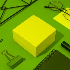 Блок для записей запасн. 9х9х5 белый 65 г - фото 6