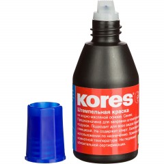 Краска штемпельная KORES синяя 71304 Краска штемпельная KORES синяя 71304 - фото 4