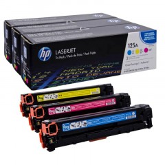 Картридж лазерный HP 125A CF373AM CMY для CLJ CP1215/1515 (3шт/уп) Картридж лазерный HP 125A CF373AM CMY для CLJ CP1215/1515 (3шт/уп) - фото 2