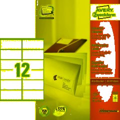 Этикетки самоклеящиеся 3424 универсал. 105х48мм,IJ+L+K+CL,1200шт/уп - фото 2