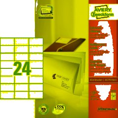 Этикетки самоклеящиеся 3474 универсал. 70х37мм,IJ+L+K+CL,2400шт/уп - фото 2