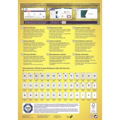 Этикетки самоклеящиеся 3478 универсал. 210х297мм,IJ+L+K+CL,100шт/уп - фото 2
