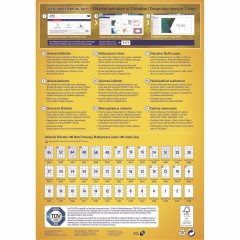 Этикетки самоклеящиеся 3666 универсал. 38х21.2мм,IJ+L+K+CL,6500шт/уп - фото 3
