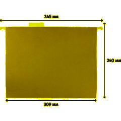 Папка подвесная регистратура  А4, 10шт.в уп - фото 6