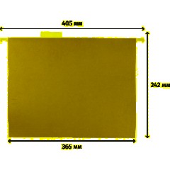 Папка подвесная регистратура  FC, 10шт.в уп - фото 6
