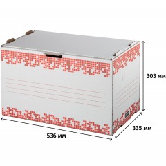 Короб архивный на 10 папок 50мм,откр.сбоку,Attache Selection Короб архивный на 10 папок 50мм,откр.сбоку,Attache Selection - фото 2