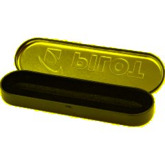 Ручка шариковая  PILOT  Черный крокодил  серия животные в футляре - фото 2