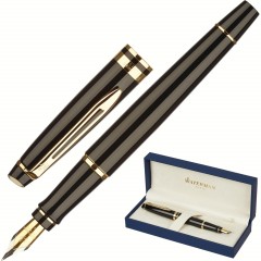Ручка перьевая WATERMAN EXPERT S0951640 черн. корп, син чернила 0,5мм Франц - фото 2