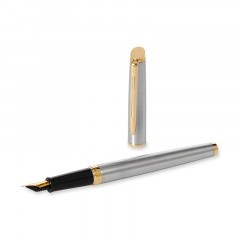 Ручка перьевая WATERMAN HEMISPHERE GT S0920310, сталь, cиний ст, 0,5мм Ручка перьевая WATERMAN HEMISPHERE GT S0920310, сталь, cиний ст, 0,5мм - фото 3