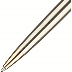 Ручка шариковая WATERMAN HEMISPHERE S0920370 сталь с позол лин сред чер син - фото 3