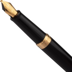 Ручка перьевая WATERMAN HEMISPHERE  S0920610 черн лак с позол,чернила син - фото 3