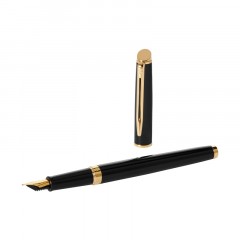 Ручка перьевая WATERMAN HEMISPHERE S0920610 черн лак с позол,чернила син Ручка перьевая WATERMAN HEMISPHERE S0920610 черн лак с позол,чернила син - фото 6
