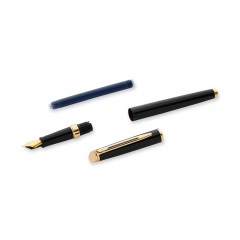 Ручка перьевая WATERMAN HEMISPHERE S0920610 черн лак с позол,чернила син Ручка перьевая WATERMAN HEMISPHERE S0920610 черн лак с позол,чернила син - фото 4