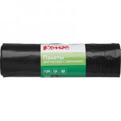 Мешки для мусора ПВД 120л 60мкм 10шт/рул чрн 70х90см Luscan/Комус с завязк Мешки для мусора ПВД 120л 60мкм 10шт/рул чрн 70х90см Luscan/Комус с завязк - фото 2