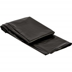 Мешки для мусора ПВД 120л 55мкм 5шт/уп черные 70x110см Luscan - фото 2