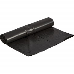 Мешки для мусора ПВД 50л 35мкм 25шт/рул черные 50х70см Luscan - фото 2
