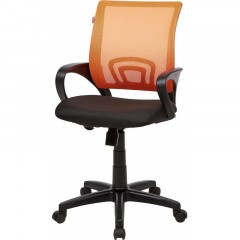 Кресло VT_EChair-304 TC Net ткань черн/сетка оранж, пластик Кресло VT_EChair-304 TC Net ткань черн/сетка оранж, пластик - фото 2