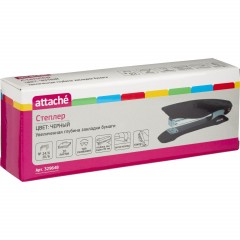 Степлер Attache №24/6 до 20л. увелич. глубина закладки черн антистеп Степлер Attache №24/6 до 20л. увелич. глубина закладки черн антистеп - фото 2