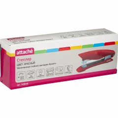 Степлер Attache №24/6 до 20л. увелич. глубина закладки красн антистеп Степлер Attache №24/6 до 20л. увелич. глубина закладки красн антистеп - фото 2