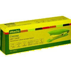 Степлер Attache №24/6 до 20л. увелич. глубина закладки синий антистеп - фото 2