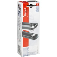 Степлер Maped ESSENTIALS METAL до25л,N24/6-26/6,метал,гл.зак82мм,чер,354411 - фото 2