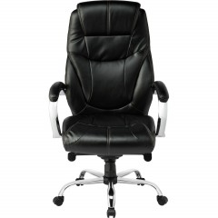Кресло BN_Dp_Руководителя EChair-535 MPU к/з черный, хром - фото 2