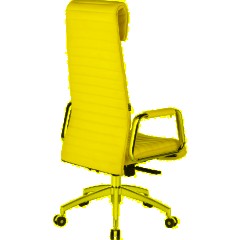 Кресло BN_Fc_Руководителя Echair-528 ML кожа белая, алюминий - фото 7