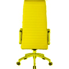 Кресло BN_Fc_Руководителя Echair-528 ML кожа белая, алюминий - фото 8