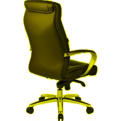 Кресло BN_Fc_Руководителя Echair-534 TL кожа коричневая, хром - фото 7