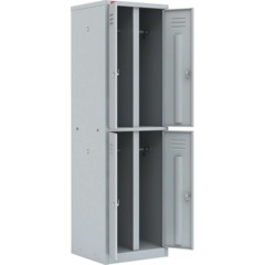 Шкаф для одежды металлический P_ШРМ24 4 дв. 600х500х1860 - фото 2