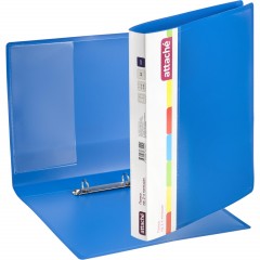 Папка на 2-х кольцах пласт. 25/32мм А4 ATTACHE F502/07 синяя Папка на 2-х кольцах пласт. 25/32мм А4 ATTACHE F502/07 синяя - фото 2