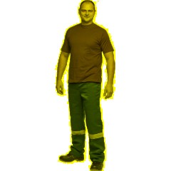 Футболка (160 г.) с кор.рукавом т.-злн.(L) - фото 2