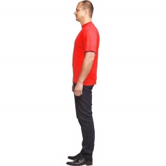 Футболка (160 г.) с кор.рукавом красн.(XXL) - фото 2