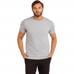 Футболка (160 г.) с кор.рукавом серый меланж (XL) Футболка (160 г.) с кор.рукавом серый меланж (XL) - фото 6