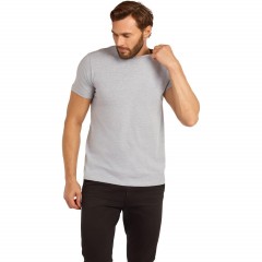 Футболка (160 г.) с кор.рукавом серый меланж (XL) Футболка (160 г.) с кор.рукавом серый меланж (XL) - фото 7