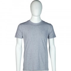 Футболка (160 г.) с кор.рукавом серый меланж (XXXL) Футболка (160 г.) с кор.рукавом серый меланж (XXXL) - фото 2