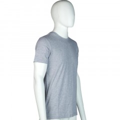 Футболка (160 г.) с кор.рукавом серый меланж (XXXL) Футболка (160 г.) с кор.рукавом серый меланж (XXXL) - фото 3