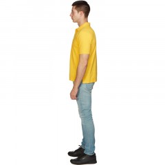 Рубашка Поло (190г.) кор.рукав желт.(XXL) Рубашка Поло (190г.) кор.рукав желт.(XXL) - фото 3
