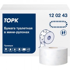 Бумага туалетная Торк Премиум T2 2с мин бел170м 850л 110253/120243 12рул/уп Бумага туалетная Торк Премиум T2 2с мин бел170м 850л 110253/120243 12рул/уп - фото 3