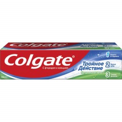 Зубная паста COLGATE Тройное Действие 100мл Зубная паста COLGATE Тройное Действие 100мл - фото 4