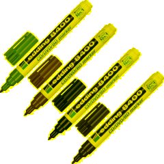 Набор маркеров для CD EDDING E-8400/4S 0,5-1 мм, 4 штуки