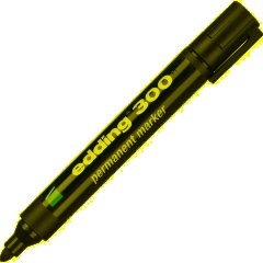 Маркер перманентный EDDING E-300/1 черный 1,5-3мм кругл. наконечник - фото 2