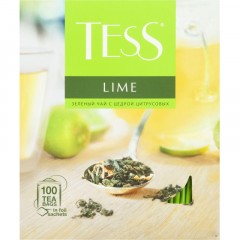 Чай TESS Лайм зеленый с добавками 100 пак/уп, 0920-09 Чай TESS Лайм зеленый с добавками 100 пак/уп, 0920-09 - фото 2