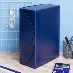 Короб архивный на кнопке Attache 120 мм пластик,синий Короб архивный на кнопке Attache 120 мм пластик,синий - фото 7