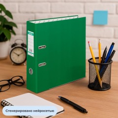 Папка-регистратор ECONOMY PLUS 80мм,зел,ПБП1,карм.кор,мет.уг Папка-регистратор ECONOMY PLUS 80мм,зел,ПБП1,карм.кор,мет.уг - фото 12